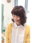 アレンジも可愛い、ふわくしゅパーマ