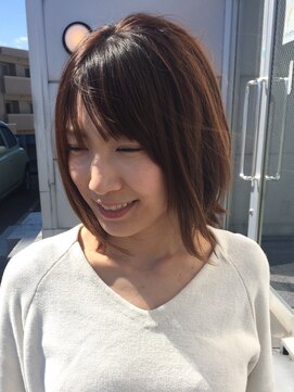 ヘアークラフト アニー 南郷18丁目店(HAIR CRAFT Annie) 軽めボブ　札幌/白石/南郷