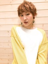 ヘアーアンドシューズ タイプエービー(HAIR&SHOES Type AB) "Type AB 川崎"ゆったりカールのショートヘア　【川崎】