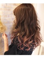 ブレス ヘアー clara店(Bless HAIR)&nbsp;10代20代★ピンクアッシュインナーカラー×無造作ウェーブ