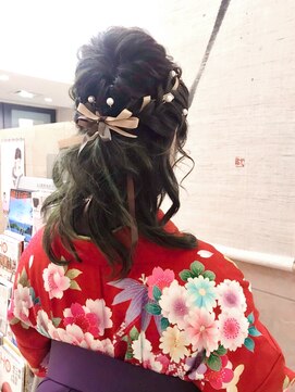 あだち美容室 アンフローリア(en fleurir) へアセット★振袖・袴・に（成人式・卒業・入学）