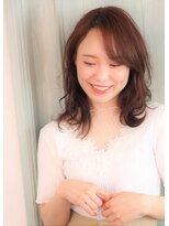 ソア 武蔵小杉(SOAR)&nbsp;毛先パーマネオウルフ小顔外ハネボブアッシュブラウン