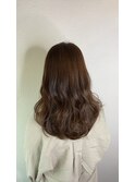 巻き髪風ふんわりパーマ