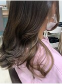 ”ミルクティーベージュ×インナーカラー”可愛さ∞