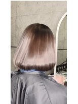 アフィーロ(ACHFILO) 前髪エクステ20代30代大人女子 ココアブラウンひし形ミディアム