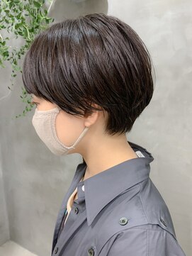 テトヘアー(teto hair) マッシュショート、グレージュ、アッシュブラウン、ワイドバング