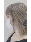 ハイライト、ブリーチ抜きっぱなし。
