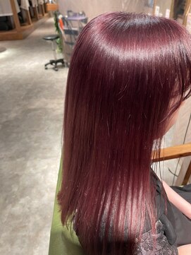 ネウィサリュー 立川(newi saLyu) くすみピンク/ピンクグラデーション/ニュアンスカラー/韓国風