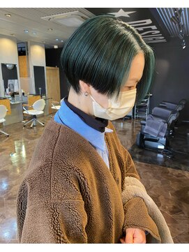 グランツ ヘアーデザイン(GLANZ HAIR DESIGN) blue　green