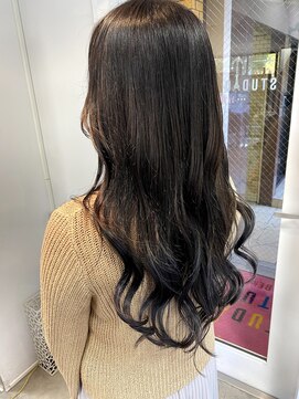 フツーロ 栄(FUTURO) #プルエクステ#暗髪