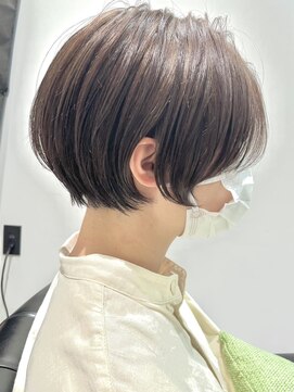 ジエクト 本店(The Ect) 伸ばしかけヘア×くせ毛ショート×アースカラー