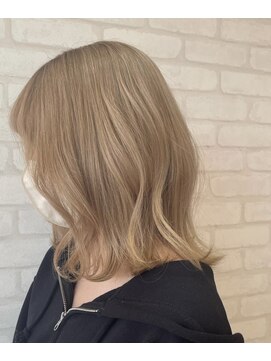 ヘアーメイク リライ(hair make rely) ホワイトベージュ