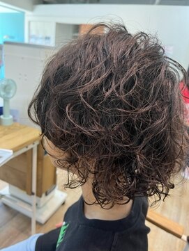 ラバフロー 小野原店(LAVA FLOW) ミディアム スパイラルパーマ