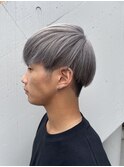 シルバーマッシュメンズヘア