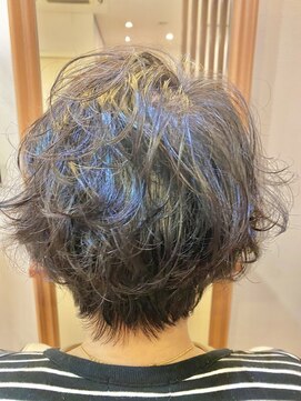 エムスリーヘアー 西千葉店(Mlll HAIR) 20.30.40.50代にオススメ　ショートパーマ