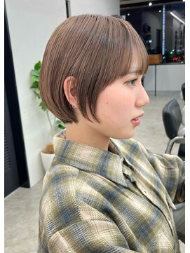 ソソ(soso) 【soso 伊勢田】ショートボブ×ブランジュ【横浜/ブリーチ】
