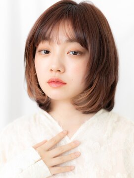 ドクターズサロン LAB 小山店 ハイライトミルクティーアッシュ抜け感ロブa小山10代20代30代