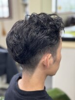 へあーさろんふじわら ツーブロックパーマ