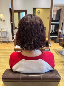 ブランシェ神領店 【AOIカラー】ワインレッドカラー