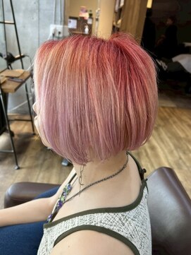 ロダット 横浜(LODAT by little) ショートボブ×ベージュピンク【LODAT横浜】