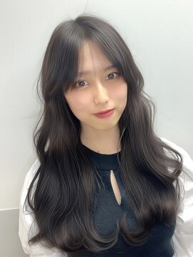 アマトウキョウ アユンチェ(AMA TOKYO×AYUNCHE) 韓国ヘア 2wayバング レイヤーカット くびれヘア 顔周り