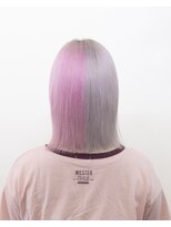 ルプラ ガーデン(le-pla garden) フェイスフレーミング#ピンク#ダブルカラー#ブリーチ#豊橋#豊川