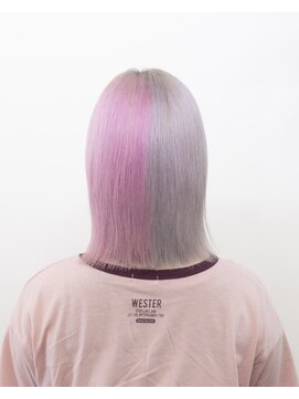 ルプラ ガーデン(le-pla garden) フェイスフレーミング#ピンク#ダブルカラー#ブリーチ#豊橋#豊川