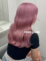 ベレーザ 渋谷(BELEZA) 15537ブリーチ&ダブルカラーラベンダーピンクレイヤーロング