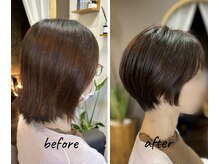 　　　　ショートにスタイルチェンジ