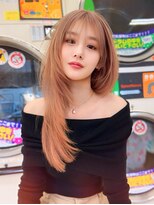 シェイト(ciate)&nbsp;レイヤーカット×暖色ベージュ/Instagram→ciate_mst