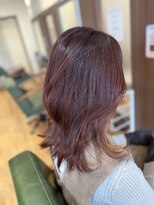 ヘアーズ マーブル(hairs MARBLE)&nbsp;【くびれヘア】外ハネレイヤー×イヤリングカラー
