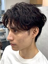 ナム 錦糸町(NAM)&nbsp;MEN’S/リバースセンターパート/ニュアンスパーマ/錦糸町