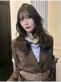 ダークグレー×レイヤーカット
