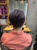 アルトル 池袋2nd(altru)&nbsp;◇大人40代50代60代ショートボブ丸みショート白髪ぼかし