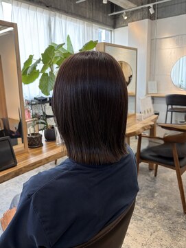 サイ(sai) パツッとお洒落ボブ　＊  クールブラウン