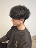 ニアウ 伊勢崎連取店(Niau)&nbsp;MEN’S HAIR/サーフカール/刈り上げセンターパート/伊勢崎