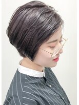 クアトログランシュ ひたちなか店(QUATRO×GranCieux)&nbsp;サイド 前下がり 小顔 愛され ショートボブ★QUATRO★