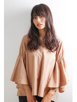 クルー(Creww KYOTO)&nbsp;大人のぱっつんバングなセミロングスタイル