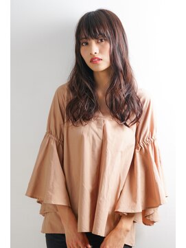 クルー(Creww KYOTO) 大人のぱっつんバングなセミロングスタイル