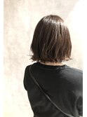 20代30代40代☆直毛さんの切りっぱなしボブ★