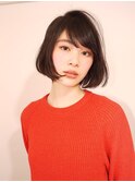 【morio札幌】2020髪型大人かわいい黒髪ショートボブ