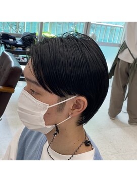 ニコフクオカヘアーメイク(NIKO Fukuoka Hair Make) 「NIKO」韓国風ウルフマッシュセンターパート　福岡天神