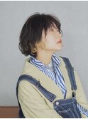 マロンベージュ/ボブ/前髪/レイヤー/髪質改善/縮毛矯正/横浜