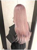 ピンクヘアー/ブリーチカラー/ハイトーン/シールエクステ