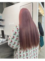 アジールヘア 赤羽駅南口店(agir hair) ピンクベージュダブルカラー韓国ヘアミルクティーベージュ