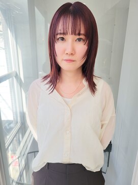 ツイギー 歩行町店(TWiGGY) バイオレットピンク☆顔回りレイヤー