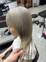 アヤメ 巣鴨店(ayame)&nbsp;(ayame巣鴨)白髪ぼかしカラー_セミロング_tokio_巣鴨7