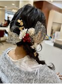 サイド編み下ろし