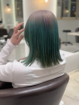 ケリーアン 太田(kelly.un) シャドールーツ / ハイトーンカラー / ミントカラー