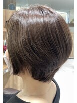 ラック 海老名店(LUCK) ツヤツヤショート+オーガニックカラー